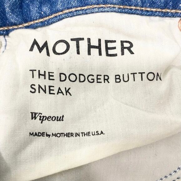 MOTHER Denim The Dodger Button Sneak In Wipeout 26 NWOT - Picture 7 of 9